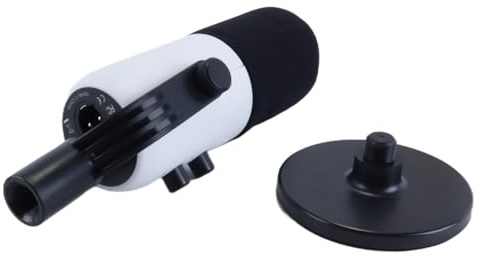 Durlo Microfono dinamico da gioco USB/XLR per registrazione podcast, streaming di giochi su PC e computer con jack per cuffie, supporto da tavolo