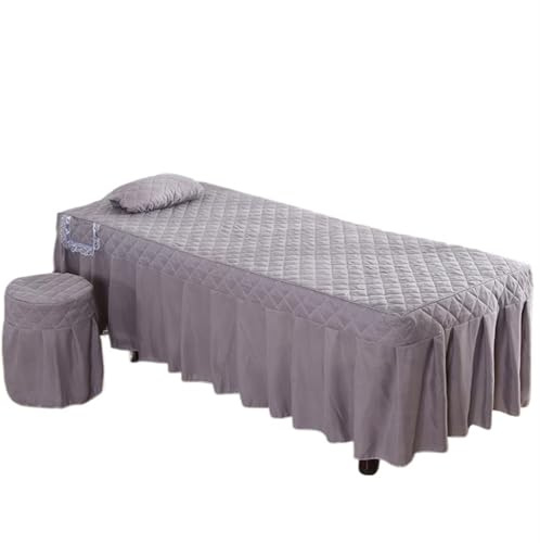1 st massagefilt örngott för skönhetssalong bord kjol för säng för SPA hudvänlig med hål
