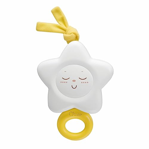 Chicco Carillon Ninna Stella per Bambini, Dolce Carillon a Forma di Stella con Delicate Melodie, Facile da Agganciare a Culla o Lettino, 0 Mesi +