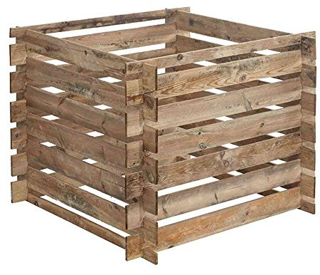 Siena Garden Komposter Mezzito 480 L, Maße: 100 x 100 x 72 cm, beige