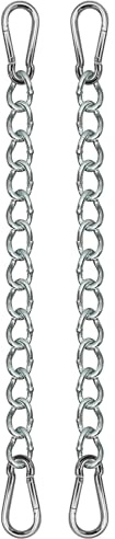 KLIFFHÄNGER Chaîne avec Deux mousquetons, Fixation Variable pour Chaise hamac (Chaîne 99 cm Double Pack)
