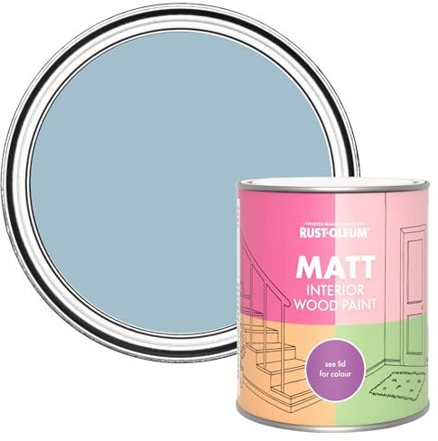 Rust-Oleum Blue Interior Wood Paint in Matt Finish - Nan's Best China 750ml