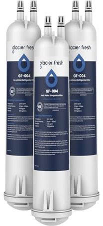 GLACIER FRESH EDR3RXD1 Compatible with 4396841 Refrigerator Water Filter, KAD3RXD1, WHR3RXD1, 4396841, 4396710, Filter 3, 46-9083,46-9030, 9030, 9083 Refrigerator Water Filter, 3 Pack