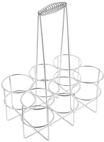 Garneck 2pcs Slot Metal Beer Can Rack Sturdy Construction Tabletop Bar Accessory for Ktv Restaurant Home