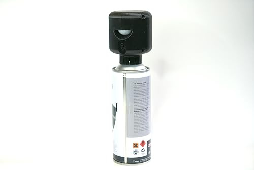Détecteur de mouvement pour chats et faune – Répulsif à pulvérisation d’air extérieur, alimenté par piles, buse réglable, utilise des bombes aérosols à air comprimé standard – Sécuritaire et humain