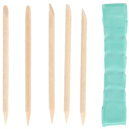 Plastilina per la pulizia degli orologi, Watch Dirt Clean Clay, strumento di riparazione orologiaio, set di 6 pezzi professionale per la pulizia 'orologio, rimozione del grasso 'olio