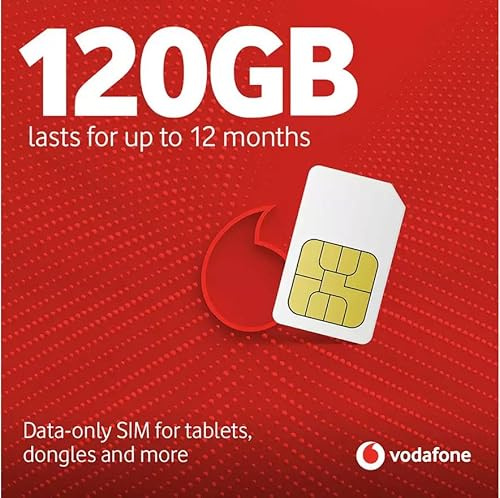 Vodafone Mobile Data Plan Lasts up to 12 Months (120GB)