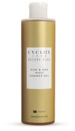 Nature Pure Gel Douche Oud & Mousse de Chêne, Parfum Intense et Sensuel, 250ml Cylax 1896