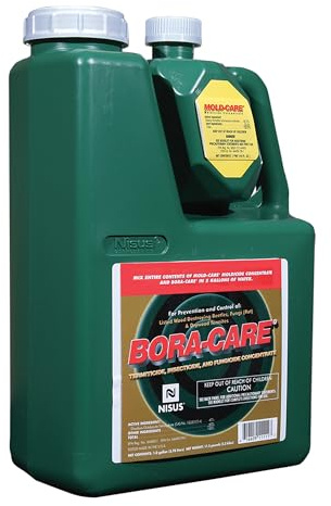 Bora-Care with Mold-Care Moldicide Concentrate, Wood Protection Against Mold, Termites, and Decay, Long-Lasting Residual Protection, 1 Gallon