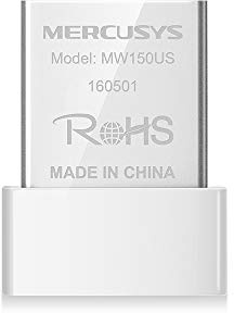 MERCUSYS MINI USB WiFi Dongle MW150US Wireless Adapter for PC Desktop Laptop, Support Windows 10/8.1/8/7/XP (32/64bit), by TP-Link