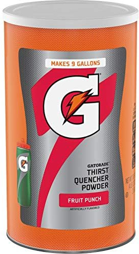 Gatorade Thirst Quencher Powder, Fruit Punch, oz Canister