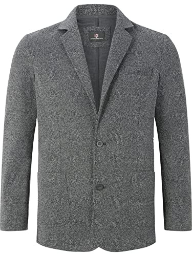 Jan Vanderstorm Giacca in jersey da uomo Albin, materiale largo, da uomo, taglia L-XL, grigio., 68