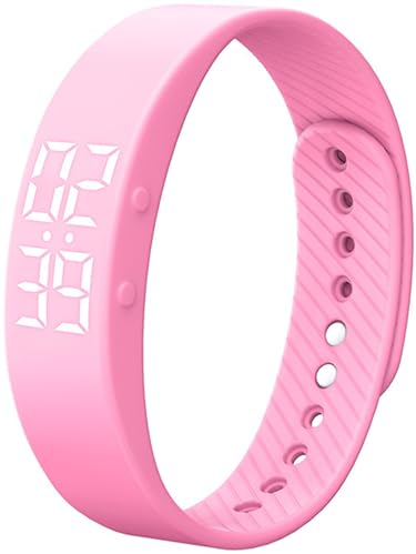 findtime Fitnessuhr Damen Herren Uhr Digital Schrittzähler ohne App und Handy Laufuhr Kalorien Distanz Fitnessarmband Sport Armbanduhr Digital Uhr Armband Stoppuhr Fitness Tracker Kinderuhr Wecker