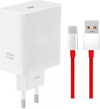120W SuperVooc Original Adapter mit 10A USB A zu C Ladekabel USB Charger Netzteil Schnellladegerät kompatibel für OnePlus 13 13R 12 11 10 10T Nord 4 3 2