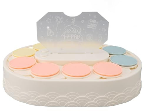GLOGLOW Machépop Máquina de Cupcake Giratoria Pantalla de Postres Resistente para Planificación de Relaciones Públicas, Retención de Premios [Cantidad: 12 bandejas]