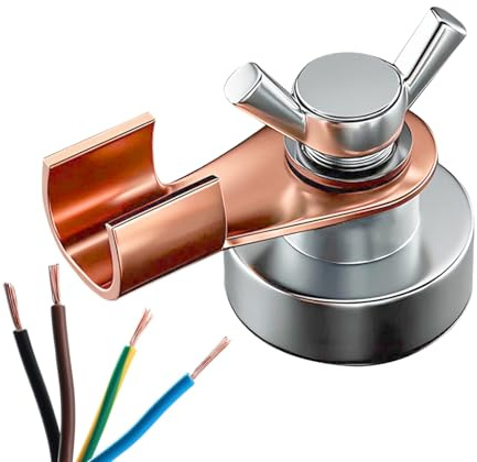 Imanes de Soldadura a Tierra | Accesorios Magnéticos de Apoyo para Soldar,Portaelectrodos Ajustables de Cobre Accesorios de Soldadura de Gran Succión para Soldador Corte Electricista
