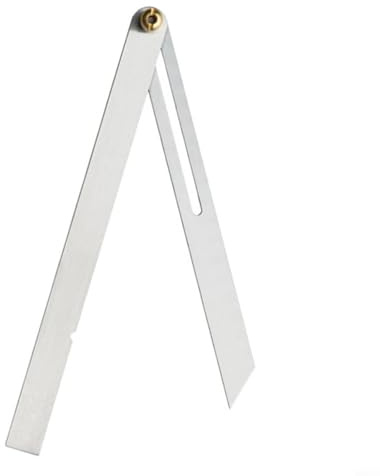 TONIXY Sliding Bevel Adjustable Bevel Gauge T-Type Bevel Ruler 15Cm/25cm With Brass Nut For Woodworking Dovetail And Angle Marking Gauge(15cm)