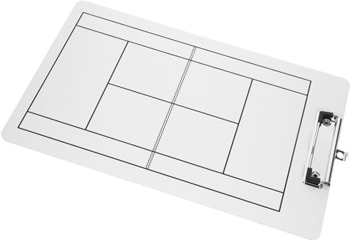 GRIRIW Tabellone Tattico per Allenatori di Tennis e Hockey, Lavagna Cancellabile in Pvc Non Magnetica, Strumento Strategico per Allenamento Sportivo e Gestione Partita