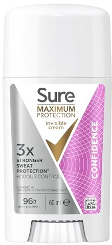 Sure Maximum Protection Confidence Anti-Perspirant Cream 60 ml