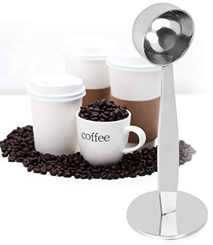 Outbit Kaffeelöffel, Kaffeeschaufel, Mehrzweck-Stampfer Espresso Masher für gemahlenen Kaffee, Kakao, Proteinpulver, usw.