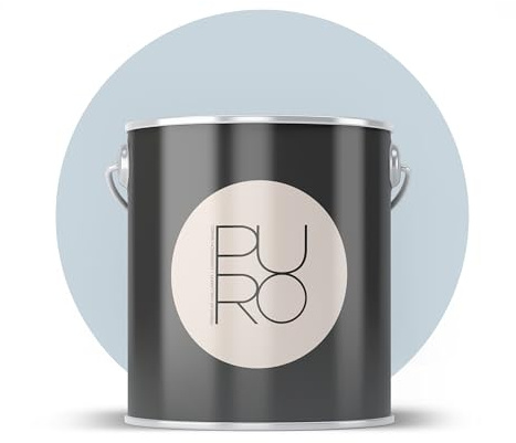 Livingwalls PURO Premium Wall Paint c3003 - Painter's Paint with Very High Coverage - Matte High-Quality Interior Paint in Blue - 1 L