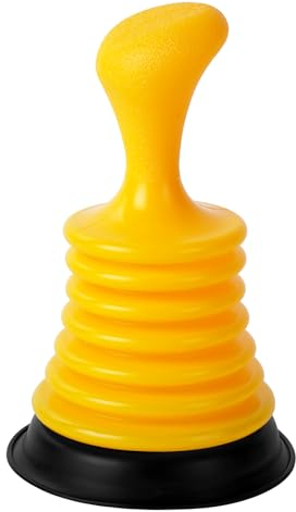 Flintronic Sink Plunger Unblocker, Sink and Drain Plunger with Large Bellows, Drain Cleaner Plunger, Powerful Drain Plunger for Kitchens Bathrooms Waste Pipes and Showers