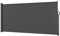 STEELSØN Seitenmarkise Zirella 160x400 cm ausziehbar, Sichtschutz für Balkon und Garten, Senkrechtmarkise außen Blickdicht mit Wandhalterung aus Aluminium, anthrazit
