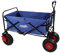 LEMODO Bollerwagen faltbar in blau, Handwagen mit Luftreifen, Leiterwagen mit 120 kg Tragkraft, Faltbollerwagen mit 2 Bremsen, Transportwagen für Hunde, Utensilien und Gepäck