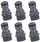 Garden Hose Connector 6 Pcs, 1/2 Hose Pipe Connectors and Fittings, Hose Quick Connector, Tap Connector Hose for Pipe, Connector Tap Nipple Adapter for Tap Adapter