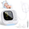 Nasensauger Baby, Nasensauger Baby Staubsauger, Elektrischer Nasensauger Baby, 9 Saugstufen und 2 Silikonspitzen, Nasensauger Baby Elektrisch für Neugeborene und Kleinkinder mit Musik und LED-Licht