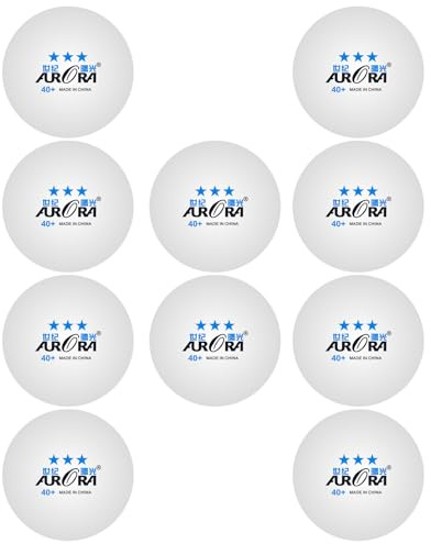 Lot de 100 tennis de table en plastique de 4 cm pour fête, famille, école, ping-pong, débutants, adultes et athlètes