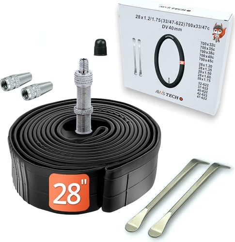 Cykelslang 28 Tum Dunlopventil DV Slang 28x1.2-1.75 Dunlop Ventil 32-47x622 & 700cx32-47 Cykelslang 28 Tum 700x32c-47c Cykeltillbehör 700x42c