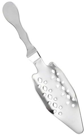Zerodeko Absinthe Spoon Stainless Steel Hollow Dripper Spoon for Bar Cocktail Accessories