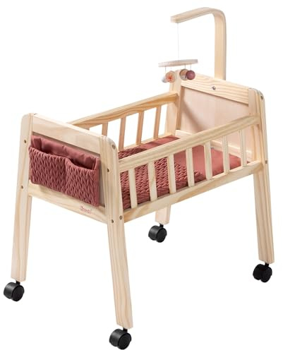howa Puppenbett Holz Puppenmöbel für Puppen bis 50 cm Grace 2170