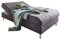Atlantic Home Collection Boxbett und Polsterliege SABABA, 120x200 cm, inklusive Bettkasten, anthrazit