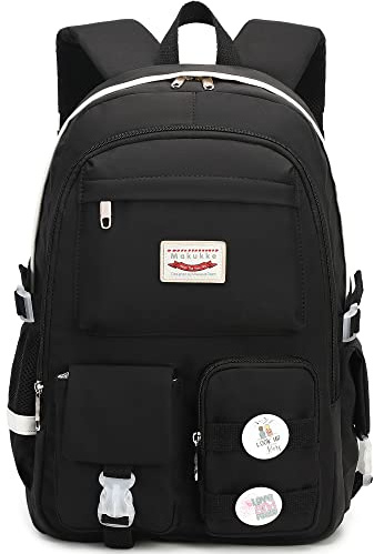 Makukke Rucksack Damen - Schulrucksack Mädchen Teenager, Cute Anime Bookbag Frauen Casual Daypack Anti-Theft Rucksäcke für Universität Reisen Freizeit Arbeit