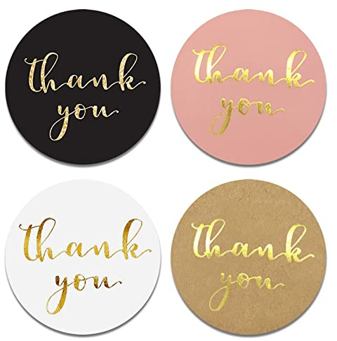 Thank You Stickers, 1056pcs Circle Labels Stickers 1 Inch Thank You Sticker Small Business for Packaging Party Gift Wrap Bag Wedding Birthday