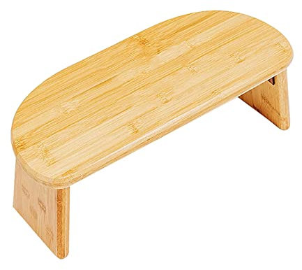 JYCCH Faltbare Meditationsbank aus 100% Bio-Bambus, stabile Gebetsbank mit Tragetasche, moderner Gebetshocker, Yogahocker, kniende Meditationsbank