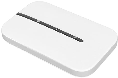Elprico 4G LTE Tragbarer WLAN-Hotspot, 150 Mbit/s Router Mit SIM-Kartensteckplatz für Bis zu 10 Benutzer, 2100-mAh-