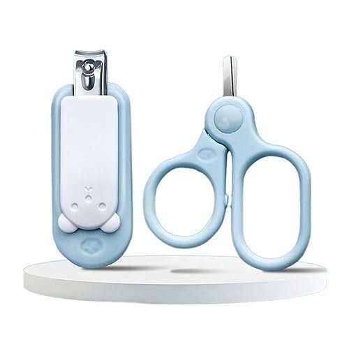 Profesional Cortaúñas Juego de cortaúñas for bebés, kit de uñas for bebés con cortaúñas y tijeras, kit esencial for el cuidado de las uñas de bebés for recién nacidos en adelante, rosa/azul Set de Man