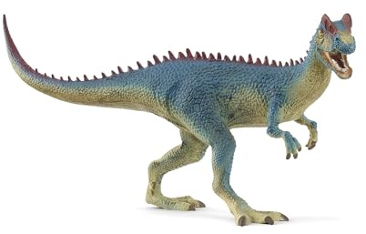 Schleich Dinosaurs - 9, Realistic Dilophosaurus Dinosaur Toy. Detailed Dino Action Figure with Movable Jaw for Boys and Girls. Fun, Imaginative Play Figurine Dinos - Cool Toys for Kids Ages 5+, 15046