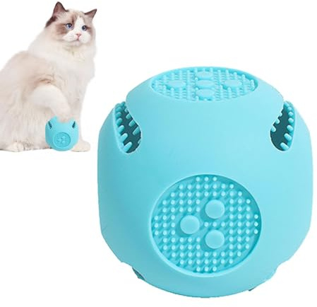 Tratta palla da erogazione, palla da alimentazione per cani | Giocattolo interattivo antiflobocchi di alimentatore lento | Cane portatile masticare teether per erogazione di cibo, pulizia dei denti, i