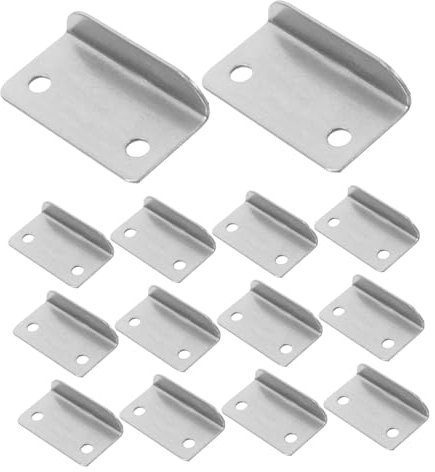 MAGICLULU 20pièces Gâche De Serrure Armoire Et Plaque De Verrouillage à Angle Droit Pour Tiroir Et Bord De Porte De Placard Accessoire De Sécurité Pour Maison Et Bureau