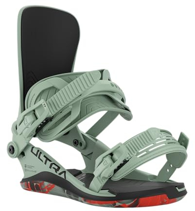 Union Ultra Men's Snowboard Bindings, Sage, Medium