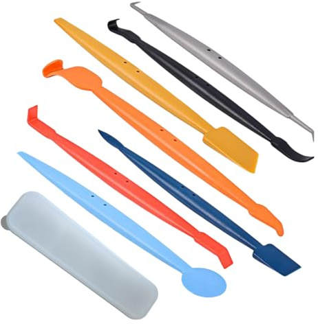 fatiaou Attrezzo Magnetico per finestrini 'Auto, ergonomico, per finestre con spatola, per Principianti, Uomini, guidatori, Fai da Te, Garage