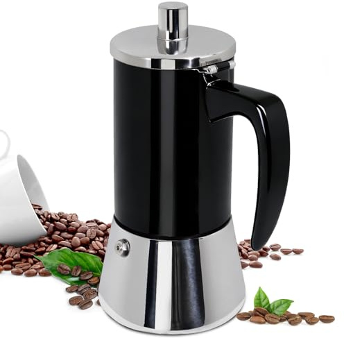 Supvision 12 Cup Thickened Moka Pot 304 Stainless Steel 600ml