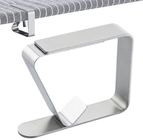Clips de mesa para manteles, soporte para manteles | Clip seguro para mantel de acero inoxidable,Abrazaderas de cubierta de mesa de acero inoxidable para mesas de picnic de restaurante de cocina caser
