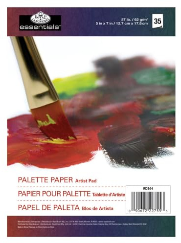Royal & Langnickel Essentials Palette Artist Paper Pad 5 inch x 7 inch - 35 Sheets, White, RD364