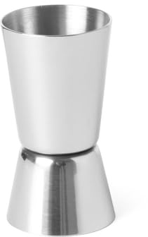 HENDI Jigger doble 25/35ml, BarUp, vaso medidor de cócteles, medidor dosificador de barra, barman, bar, bebidas, cocktails, ø40x(H)73mm, acero inoxidable