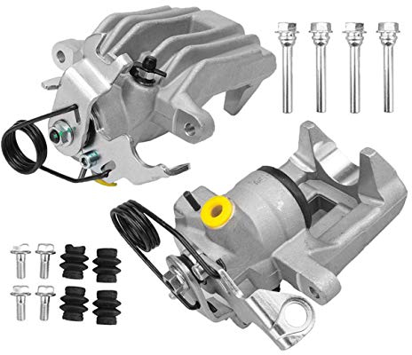 Bapmic Bremssattel Hinterachse Satz Links + Rechts mit Schrauben Führungsbolzen 8E0615423 8E0615424 für A4 A6 Avant